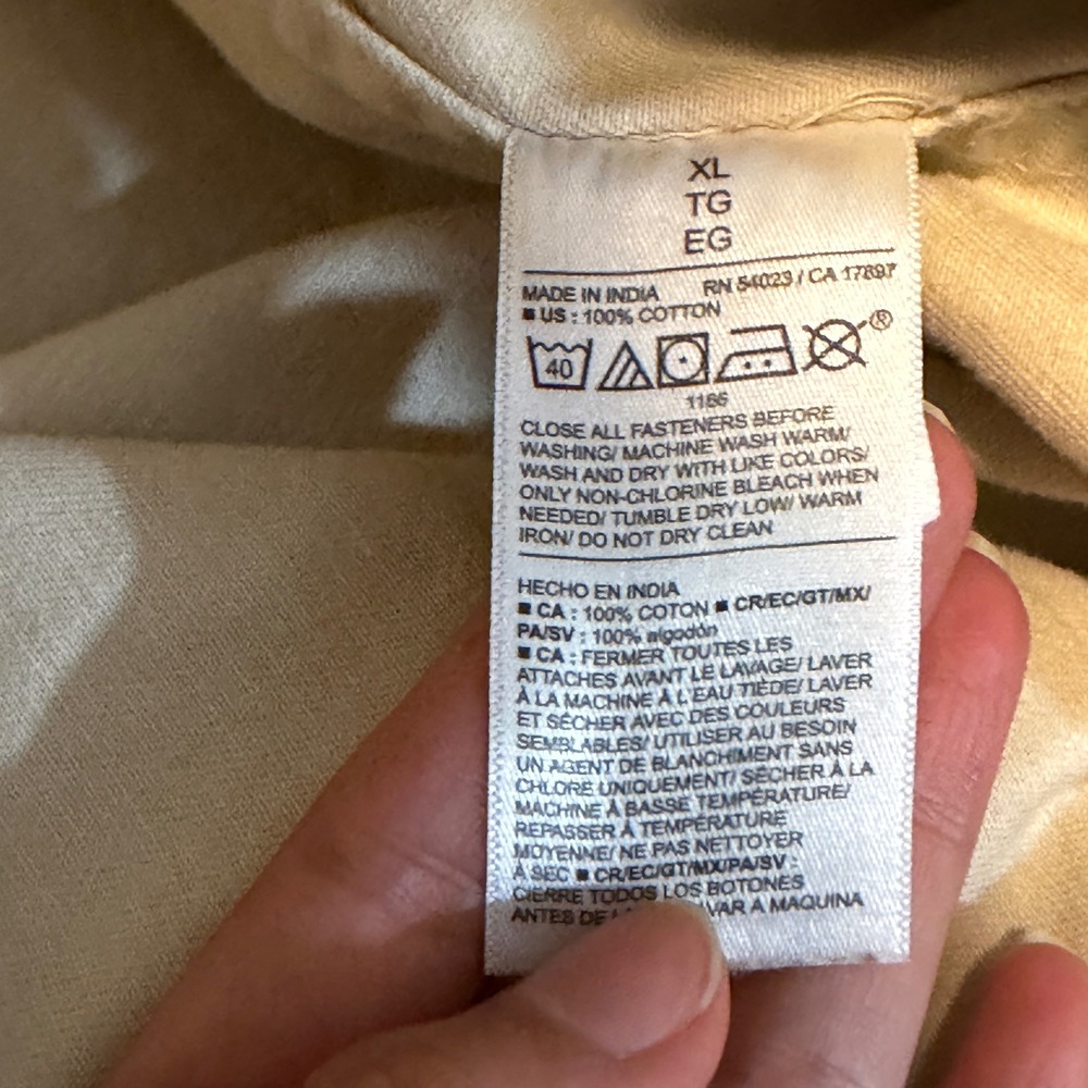 Old Navy Workwear Zip Shacket Wish Bone Beige - Picture 12 of 14